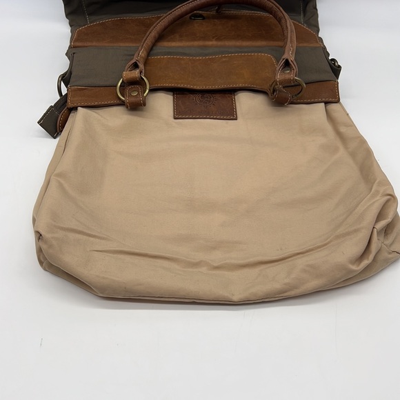 The Territory Ahead Canvas and Leather Shoulder Bag Brown/Tan - Picture 10 of 16